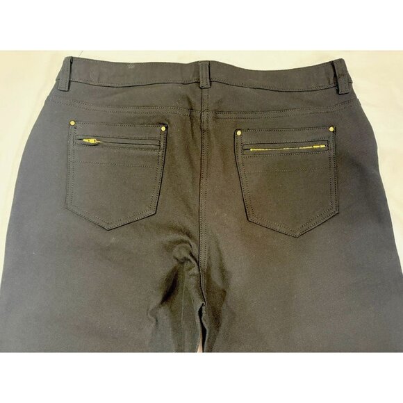 Chico's So Slimming Womens Pants 2.5 Crop US 14 Black - Picture 5 of 5